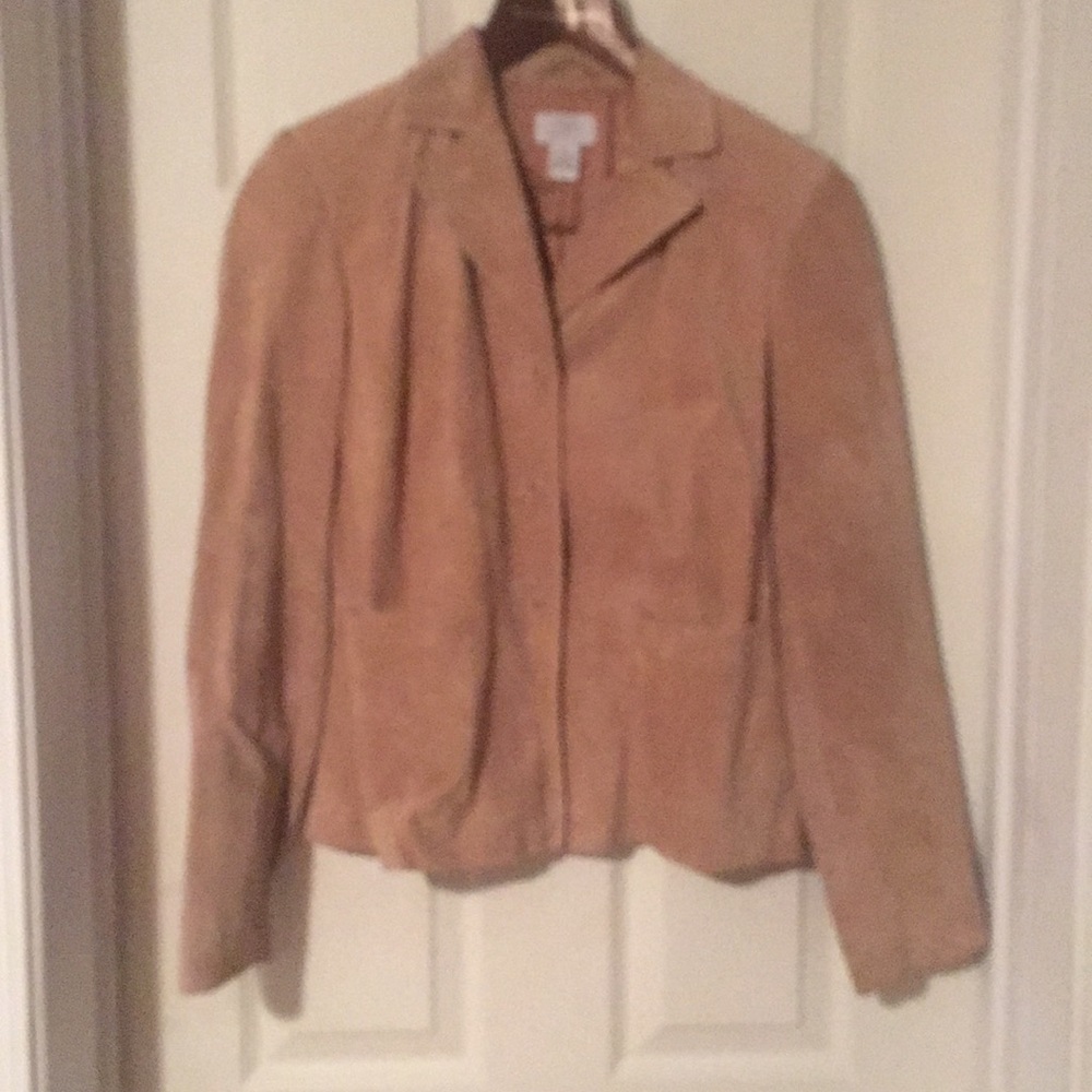 Camel suede jacket